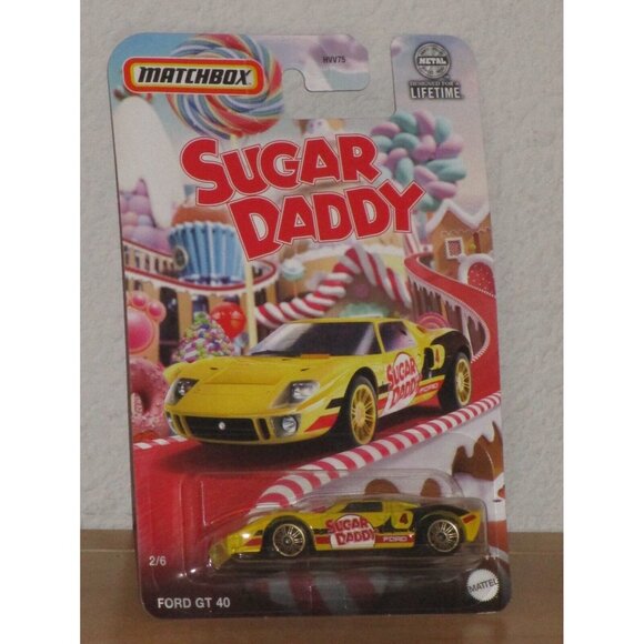 Matchbox Mattel Candy Food Series Lot of  5 Different Car Lot 2023 New Package - Picture 4 of 6